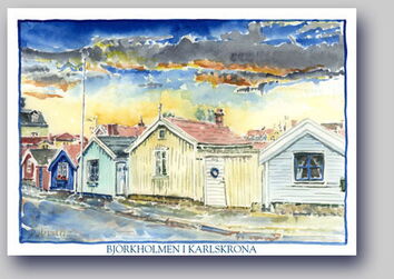 Postkarte Bjoerkholmen