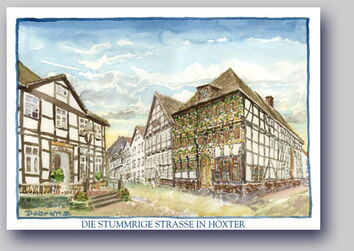 Postkarte Stummrige Strasse