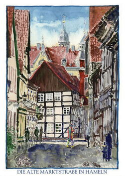 Postkarte Alte Marktstrasse