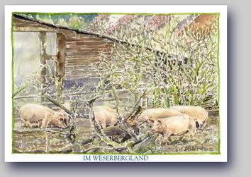 Postkarte Im Weserbergland 2