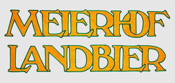 Das Logo der Brauerei Meierhof Landbier - Entwurf