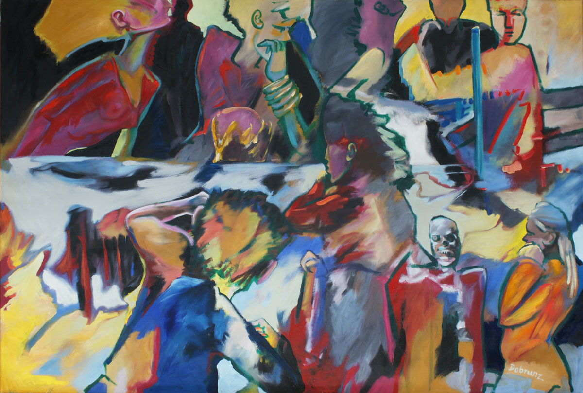Mogadischu 1, oil on canvas, 200 x 300 cm